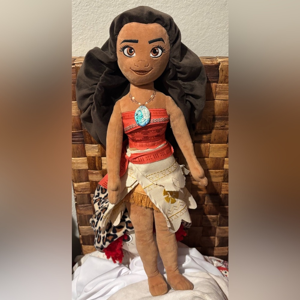 Disney Brown and Cream Plush Doll